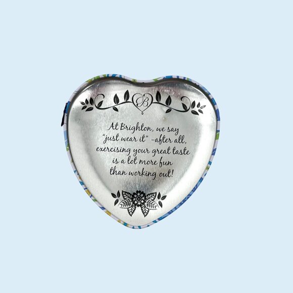 LOT OF 3 BRIGHTON COLLECTIBLE HEART-SHAPED DECORATIVE JEWELRY TINS - Picture 6 of 6